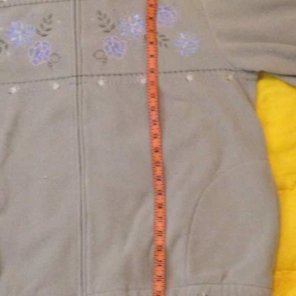 Alfred Dunner Micro Fleece Zip Up Jacket - Picture 6 of 12